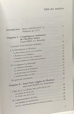 L'écriture âme de la théologie - collection IET n°9