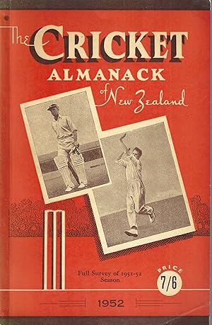 The Cricket Almanack of New Zealand 1952. Full surveys of the 1951-52 season