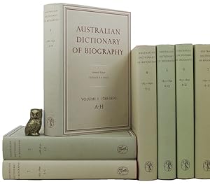 Seller image for AUSTRALIAN DICTIONARY OF BIOGRAPHY. Volumes 1 to 12, plus index for sale by Kay Craddock - Antiquarian Bookseller