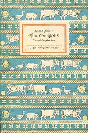 Bild des Verkufers fr Hans im Glck. Mrchen [Deckeltitel: In vielen Farben] (IB 530). Den Text schrieb Martin Hermersdorf in der Offenbacher Schulschrift von Rudolf Koch. 31.-54. Tsd. zum Verkauf von Antiquariat & Buchhandlung Rose