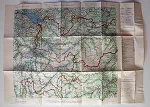 Image du vendeur pour Central Europe Road Maps 1:300,000: Chur - Innsbruck - Bolzano. Sheet No. 26. AMS Series M405. mis en vente par Versandantiquariat Hsl