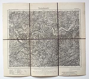 Bild des Verkufers fr Karte des Deutschen Reiches 1:100000. Blatt 379 Elberfeld zum Verkauf von Versandantiquariat Hsl