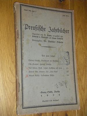 Preußische Jahrbücher. Band 196, Heft 3, Juni 1924