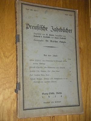 Preußische Jahrbücher. Band 196, Heft 1, April 1924