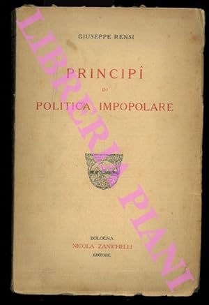 Principi di politica impopolare.