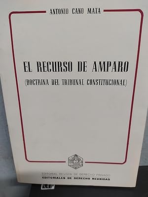 EL RECURSO DE AMPARO (DOCTRINA DEL TRIBUNAL CONSTITUCIONAL).