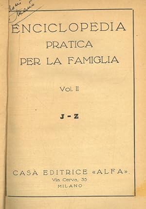 Enciclopedia pratica per la famiglia.