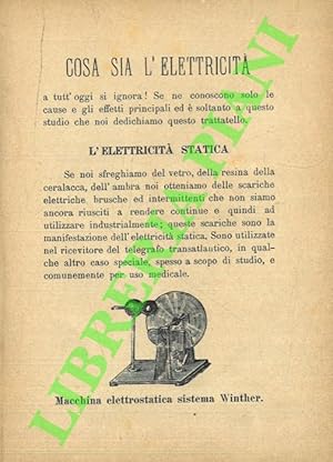 Cosa sia l'elettricità.