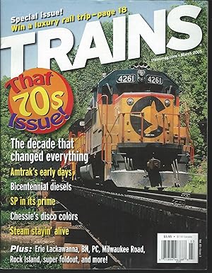 Bild des Verkufers fr Trains Magazine (March 2005) zum Verkauf von MyLibraryMarket