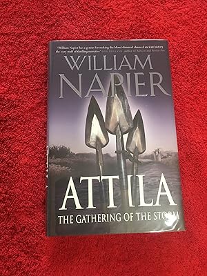 Imagen del vendedor de Atila: The Gathering of the Storm (Signed and Dated UK HB 1/1 - Superb LTD Edition (of 100 first print copies) - Blind Stamped and Numbered - As New Copy Attila The Hun Series #2 a la venta por Apsley Books