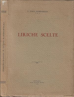 Seller image for Liriche scelte for sale by Biblioteca di Babele