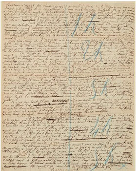 Original manuscripts by (the later ) Anti-Dreyfusard Henri Rochefort against Minister.Ernest Cons...
