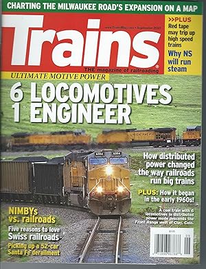 Bild des Verkufers fr Trains The Magazine of Railroading September 2010 zum Verkauf von MyLibraryMarket