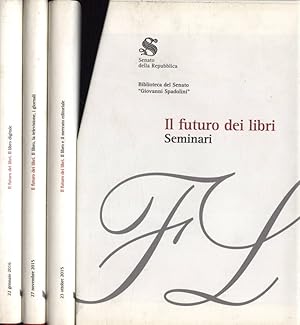 Immagine del venditore per Il futuro dei libri Vol. 1 - 2 - 3 Seminari venduto da Biblioteca di Babele