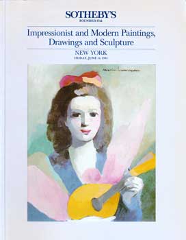Impressionist and Modern Paintings, Drawings and SculptureJune 14, 1985
