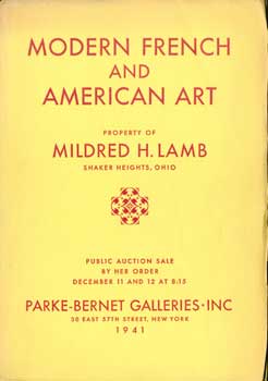 Modern French and American Art. December 11, 1941.