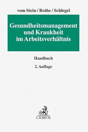 Bild des Verkufers fr Gesundheitsmanagement und Krankheit im Arbeitsverhltnis zum Verkauf von AHA-BUCH GmbH