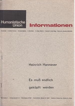 Es muß (muss) endlich geköpft werden - eine Bewußtseinsanalyse ( Bewusstseinsanalyse ) der deutsc...