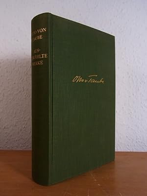 Seller image for Ausgewhlte Werke. Roman, Erzhlungen, Gedichte, Essays, Erlebtes und Erwandertes for sale by Antiquariat Weber