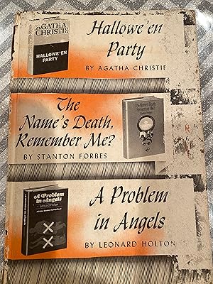 Imagen del vendedor de HALLOWE'EN PARTY/THE NAME'S DEATH, REMEMBER ME?/ A PROBLEM IN ANGELS DETECTIVE BOOK CLUB 3 in one a la venta por Happy Heroes