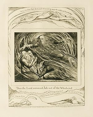 'Then the Lord answered Job out of the Whirlwind' [Plate 13 from 'Illustrations of the Book of Job']