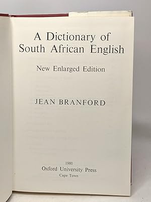 A Dictionary of South African English