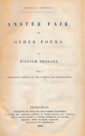 Seller image for Anster Fair; The Gentle Shepherd; The Sabbath; The Queen's Wake and Other Poems + A Miscellany of Popular Scottish Poems for sale by Barter Books Ltd