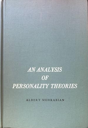 Imagen del vendedor de An Analysis of Personality Theories; Prentice-Hall Psychology Series; a la venta por books4less (Versandantiquariat Petra Gros GmbH & Co. KG)
