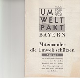 Umweltpakt Bayern. Miteinander die Umwelt schützen.