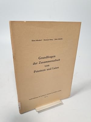 Bild des Verkufers fr Grundfragen der Zusammenarbeit von Priestern und Laien. Verffentlichungen der Katholischen Akademie der Erzdizese Freiburg, Nr. 11 zum Verkauf von Antiquariat Bookfarm