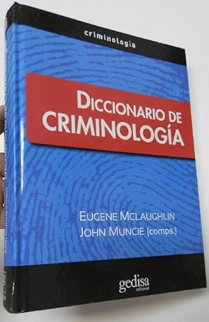 Imagen del vendedor de Diccionario de criminologa a la venta por Librera Mamut