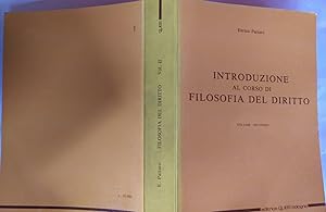 Bild des Verkufers fr Introduzione al corso di Filosofia del diritto volume 2 zum Verkauf von librisaggi