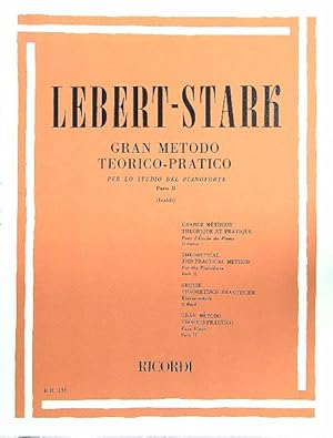 Bild des Verkufers fr Lebert-Stark. Gran metodo teorico-pratico per pianoforte (Parte II) zum Verkauf von Librodifaccia