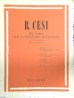 Immagine del venditore per Cesi. Metodo per lo studio del pianoforte (Fasc. V) venduto da Librodifaccia