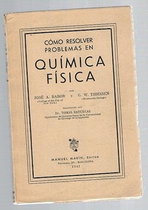 Immagine del venditore per C�mo resolver problemas en qu�mica / f�sica venduto da Librer�a Di�logo
