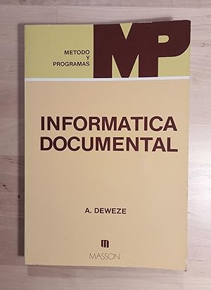 Seller image for Inform�tica documental for sale by Llibres Bombeta