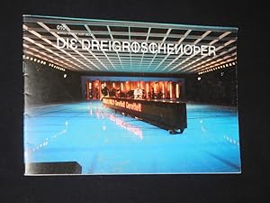 Seller image for Programmheft 10 Schauspiel K�ln 2010/11. DIE DREIGROSCHENOPER nach Gay von Brecht, E. Hauptmann (�bersetzung), Weill (Musik). Insz.: Nicolas Stemann, musikal. Ltg.: Hans-J�rn Brandenburg, B�hnenbild: Katrin Nottrodt, Kost�me: Esther Bialas. Mit Yorck Dippe, Robert D�lle, Renato Schuch (alle Mackie), Sachiko Hara (Polly), Wolfgang Michalek (Peachum), Ilkunur Bahadir (Jenny), Anja Lais (Celia), Sonia Theodoridou (Lucy) for sale by Fast alles Theater! Antiquariat f�r die darstellenden K�nste