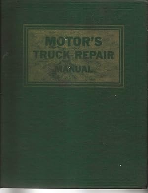 Bild des Verk�ufers f�r Motor's Truck Repair Manual: 11th Edition zum Verkauf von Alan Newby