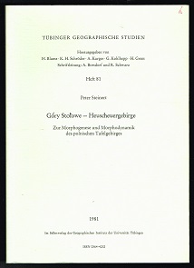 Bild des Verk�ufers f�r Gory Stolowe - Heuscheuergebirge: Zur Morphogenese und Morphodynamik des polnischen Tafelgebirges. - zum Verkauf von Libresso Antiquariat, Jens Hagedorn