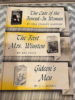 Imagen del vendedor de TCOT FRNCED-IN WOMAN/ THE FIRST MRS. WINSTON/ GIDEON'S MEN DETECTIVE BOOK CLUB 3 in one a la venta por Happy Heroes