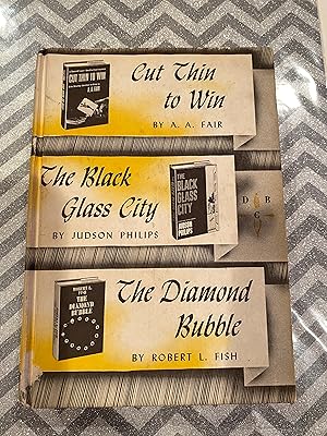 Imagen del vendedor de CUT THIN TO WIN/ THE BLACK GLASS CITY/ THE DIAMOND BUBBLE DETECTIVE BOOK CLUB 3 in one a la venta por Happy Heroes