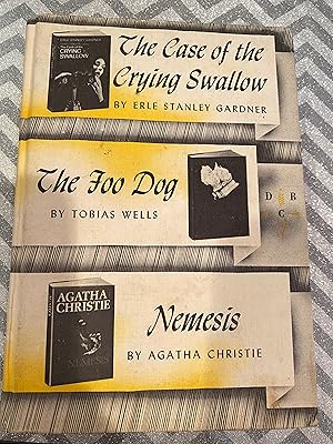 Imagen del vendedor de TCOT CRYING SWALLOW? THE FOO DOG/ NEMESIS DETECTIVE BOOK CLUB 3 in one a la venta por Happy Heroes