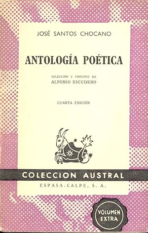 Image du vendeur pour ANTOLOGIA POETICA mis en vente par Libreria 7 Soles