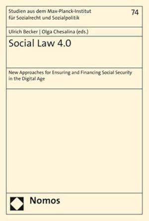 Bild des Verk�ufers f�r Social Law 4.0 zum Verkauf von BuchWeltWeit Ludwig Meier e.K.