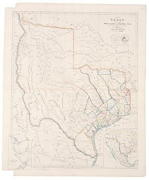 Map of Texas, compiled from Surveys recorded in the Land Office of Texas and other Official Surveys