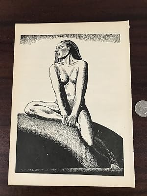 Seller image for Print Venus and Adonis, extracted from [The Complete Works of William Shakespeare, The Cambridge Edition illustrated by Rockwell Kent] for sale by TribalBooks