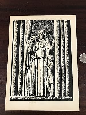 Seller image for Print Coriolanus, extracted from [The Complete Works of William Shakespeare, The Cambridge Edition illustrated by Rockwell Kent] for sale by TribalBooks