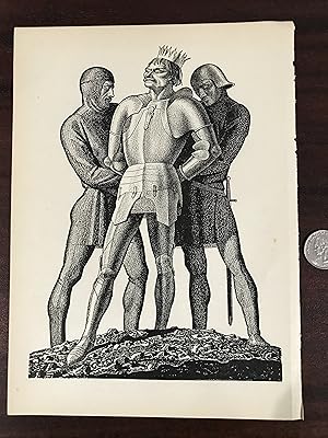 Seller image for Print Henry VI, Part III, extracted from [The Complete Works of William Shakespeare, The Cambridge Edition illustrated by Rockwell Kent] for sale by TribalBooks