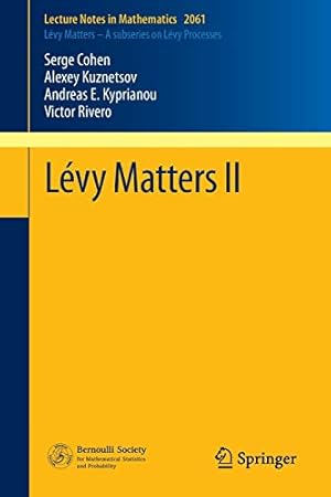 Immagine del venditore per L�vy Matters II: Recent Progress in Theory and Applications: Fractional L�vy Fields, and Scale Functions: Recent Progress in Theory and Applications: Functional L�vy Fields, and Scale Functions: 2061 venduto da Libro Co. Italia Srl