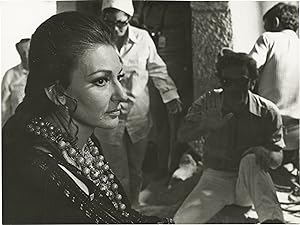 Medea (Two original photographs of Pier Paolo Pasolini and Maria Callas from the set of the 1969 ...